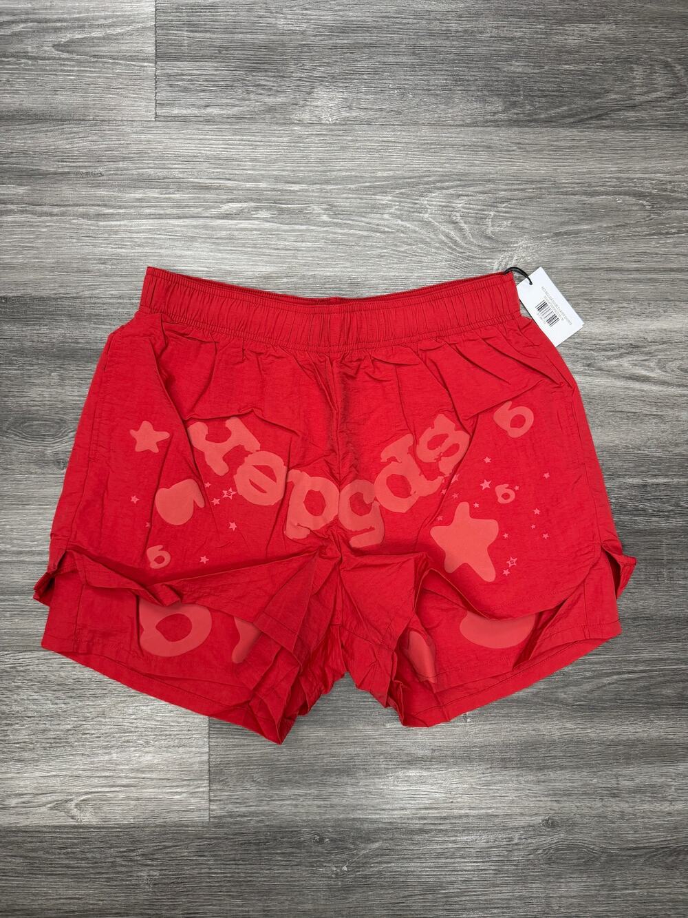Sp5der Beluga Double Layer Shorts Red Men’s Size M New